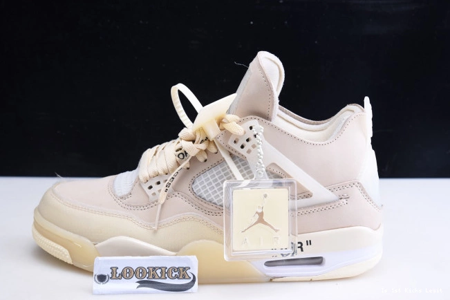 Off-White Sail Jordan CV9388-100 x Air 4 0725
